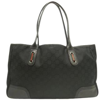 Gucci Pre-owned Vintage Tote Bag - Dames - Pre-owned - Zwart - Maat: ONE Size Leer