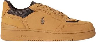 Polo Ralph Lauren Zapatillas Open Masters de piel y ante - Shoes - Hombre - Naranja - 46 EU