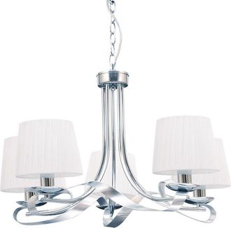 Fabrilamp L&aacute;mpara De Techo Cleveland 5xe27 Cromo/blanco