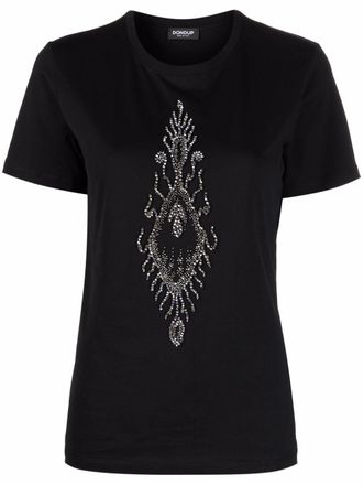 Dondup T-shirt con decorazione - Nero