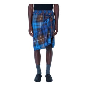 Vivienne Westwood Korte Broeken, Heren, Blauw, M, Chippendale Bokshorten
