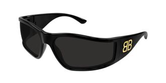 Balenciaga BB0457S 001 Mens Sunglasses Black Size 74