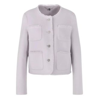 Marc Cain Dames, Jassen, Paars, Maat: XL