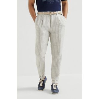 Brunello Cucinelli Twill trousers in Yuta at Nordstrom, Size 60 It