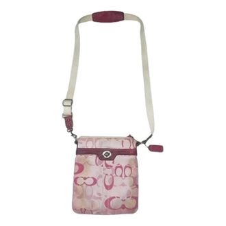 Coach Pre-owned Signature Sufflette Shoulder Bag - - Pre-owned - Donna - Rosa - ONE SIZE