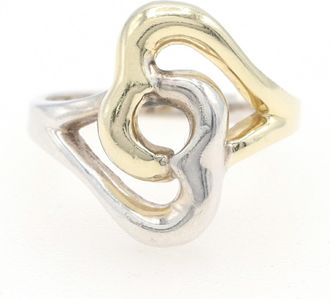 Tiffany & Co. Yellow Gold (18K) Sterling Silver 925 Band Ring (Pre-Owned)