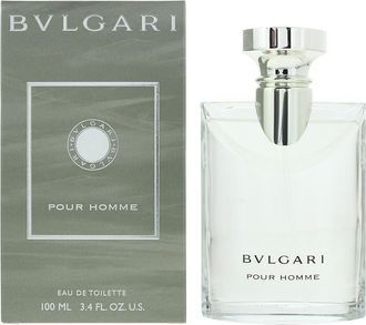 Bulgari Mens Pour Homme Eau de Toilette 100ml Spray for Him - Orange - One Size