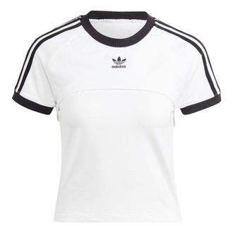 adidas (WMNS) adidas Always Original T-Shirt Asia Sizing White Black IC8808