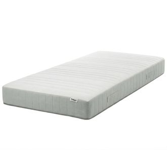 Beliani Beliani - Colch&oacute;n De Muelles Ensacados Con Asas Duro Firmeza Alta Funda Extra&iacute;ble 7 Zonas 90 X 200 Cm Roomy