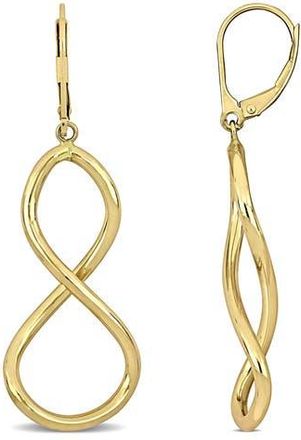 Delmar Figure Eight Leverback Earrings in Gold at Nordstrom Rack
