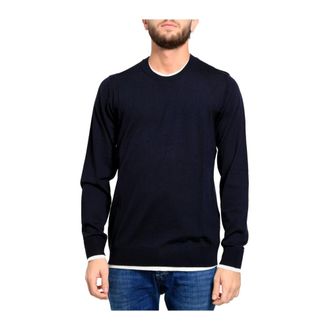 Paolo Pecora Hombre, Sudaderas, Azul, Talla: S