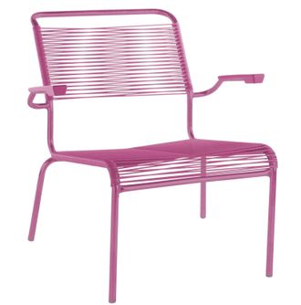 Schubiger M&ouml;bel Spaghetti-Lounger S&auml;ntis mit Armlehnen