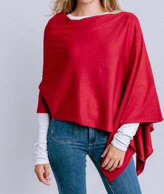 Kerisma Eden Poncho In Scarlet