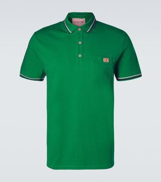 Valentino Polo in piqu&eacute; di cotone