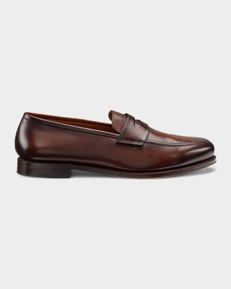 Polo Ralph Lauren Men & apos;s Maestra Leather Penny Loafers