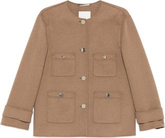 Max Mara Buttoned Pocket Jacket