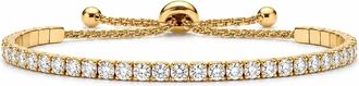 Ellie Vail Womens Jodie Tennis Bracelet In Gold