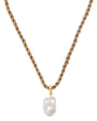 Ettika 18K Plated 10-12mm Pearl Pendant Necklaces