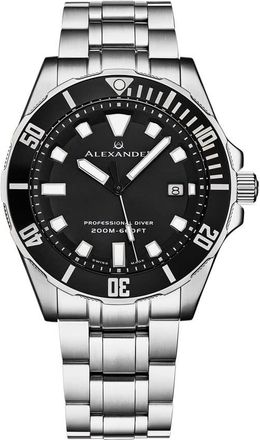Alexander Alexander 2 Quartz Black Dial Mens Watch A501B-01