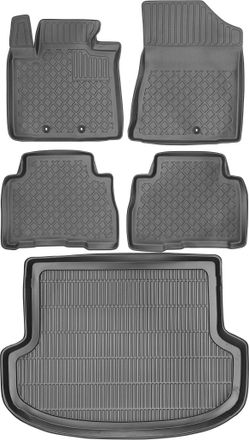 OEM Juego De Alfombrillas Para Coche Y Maletero Para Kia Sorento Ii Suv (2013-2015)