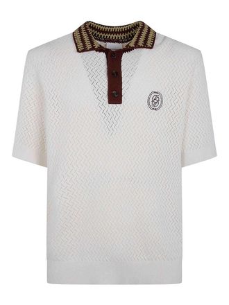 Dr&ocirc;le de Monsieur Ajour D Miroir Polo Shirt