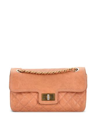Chanel Mademoiselle Lock Flap Bag Quilted Caviar Medium shoulder bag - women - Calf Leather - One Size - Brown