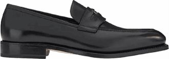Ferragamo Mens Penny Leather Loafer In Black