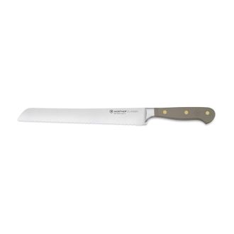 W&uuml;sthof Classic 9-Inch Double Serrated Bread Knife, Velvet Oyster