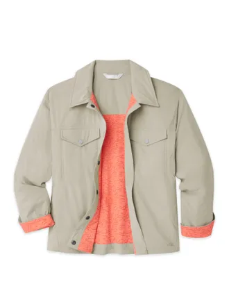 Stio | Womens Overstory Insulated Snap Shirt, Size Extra Small in Talus