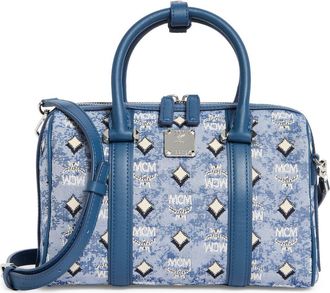 MCM Aren Barrel Bag in Blue at Nordstrom Rack