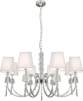 Searchlight Searchlight Portico 8 Ltt Flerarmad Ljuskrona Kromfinish, G9