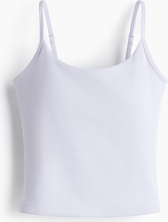H&M Sport-Tr&auml;gertop mit integriertem BH mit SoftMove - Flieder