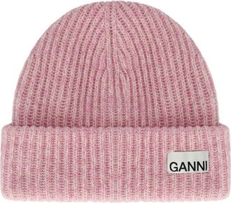 Ganni CUFFIA OVERSIZE A COSTE ROSA GANNI