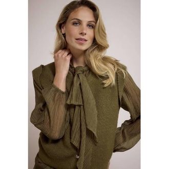 Tramontana blousetop groen