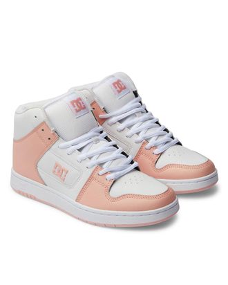DC Sneaker DC SHOES Manteca 4 Hi, Damen, Gr. 6,5(37,5), peaches, Obermaterial:Obermaterial: Leder (Kuh) / Futter: Textil / Aussensohle: Gummi;, Schuhe Sn