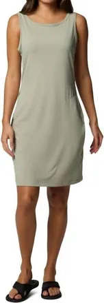 Columbia Womens Chill River Sleeveless Dress In Safari
