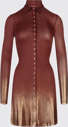 Diesel Dress DIESEL Woman color Brown