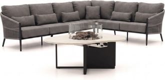 Bellagio la vita attrattiva Bellagio Mineo/Cosiloft Novi hoek loungeset met vuurtafel 5-delig