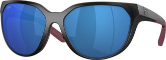 Costa 6S9110 Mayfly Polarized 911004 Womens Sunglasses Black Size 58