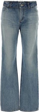 Alexander McQueen Alexander McQueen, Flared Jeans, female, Blue, Size: W27 Flared Denim Jeans