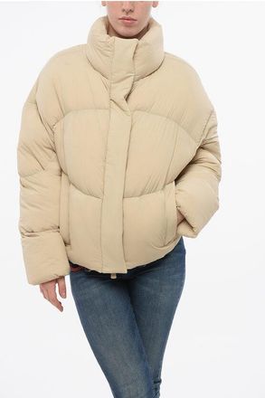 Bacon Hoodless NEW ORDER Down Jacket with Hidden Closure size Xs