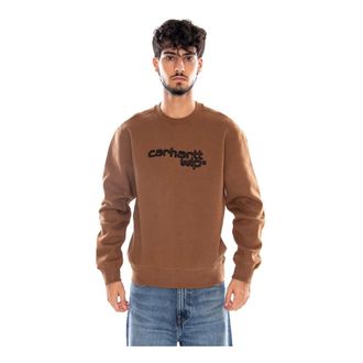 Carhartt Work in Progress Wireless Sweat - Sweatshirts & Hoodies - Hombre - Marr&oacute;n - XL