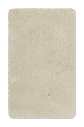 Homie Living Alfombra de ba&ntilde;o en microfibra, antideslizante, marfil 80x150