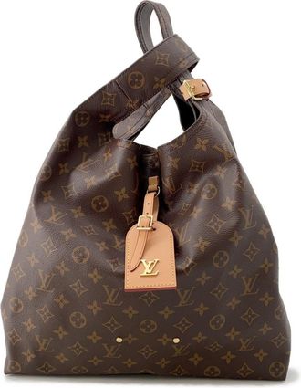 Louis Vuitton Brown Monogram Monogram Pouch Shoulder Bag Tote Bag (Pre-Owned)