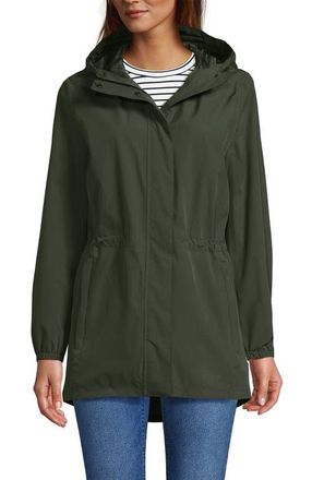 Lands End Squall Packable Waterproof Raincoat in Rich Olive Green at Nordstrom, Size X-Large P