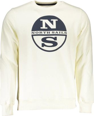 North Sails Long Sleeve Sweatshirt - Heren - Sweatshirts - Wit - 2XL - Hoodies & sweatvesten