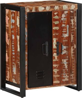 Berkfield Home Sideboard Multicolour 55x35x70 cm Solid Wood Reclaimed | Size: 55 x 35 x 70 cm