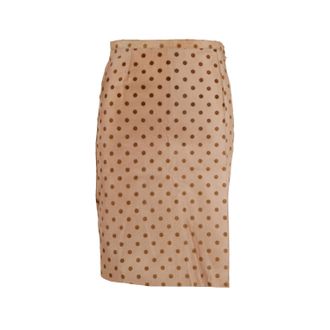 Moschino Moschino Cheap and Chic Polkadot Geprinte Kalfsleren Rok - 10s