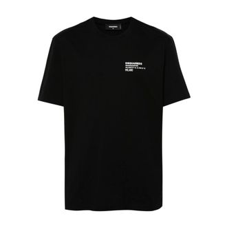 Dsquared2 Uomo, Top, Nero, M, new