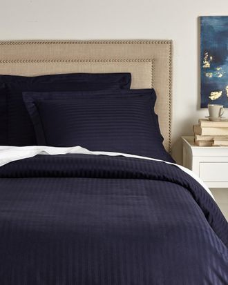 Superior Dnu Superior 300 Thread Count Stripe Premium Egyptian Cotton Duvet Set